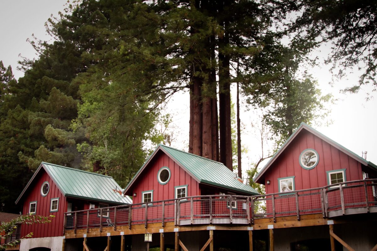 FPO: Creekside Cabins Among Redwoods